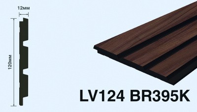 Панель LV124 BR395K HI WOOD 120,0мм х 12,0мм х 2,7/16 шт.